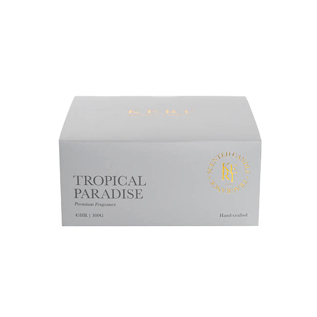 Scented Candle Indulgence 3-Wick Tropical Paradise 300g