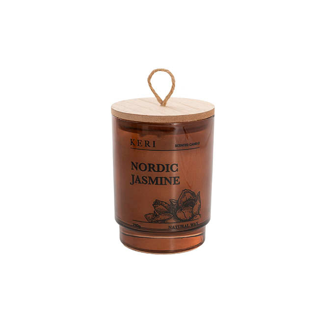 Scented Candle Verde Jar Nordic Jasmine (8x10.5cmH) 230g