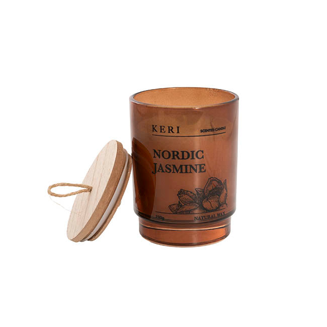 Scented Candle Verde Jar Nordic Jasmine (8x10.5cmH) 230g