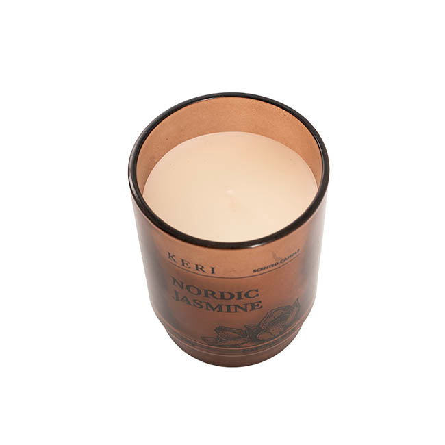 Scented Candle Verde Jar Nordic Jasmine (8x10.5cmH) 230g