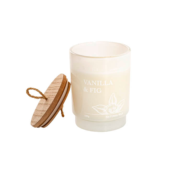Scented Candle Verde Jar Vanilla & Fig (8x10.5cmH) 230g