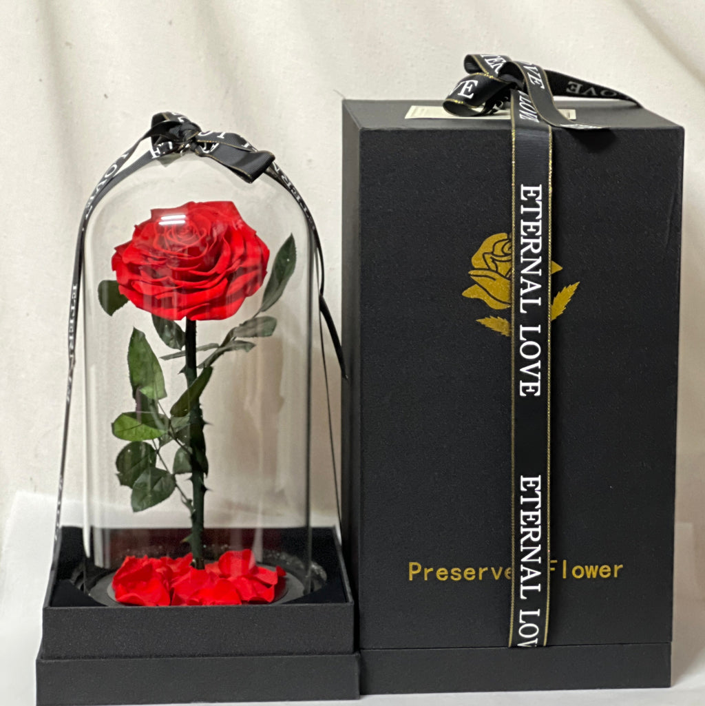 Glass Rose Dome