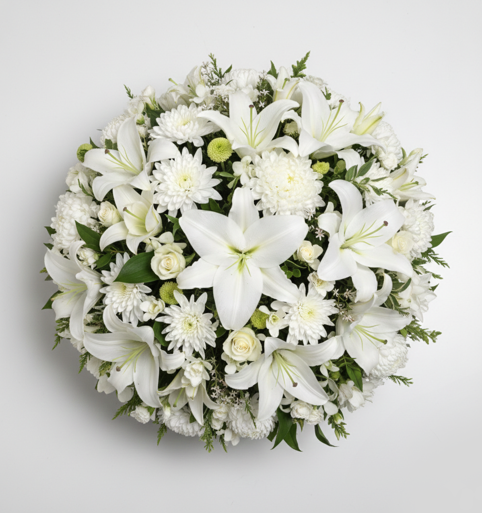 Funeral Wreath Round