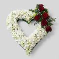 Heart Funeral Wreath