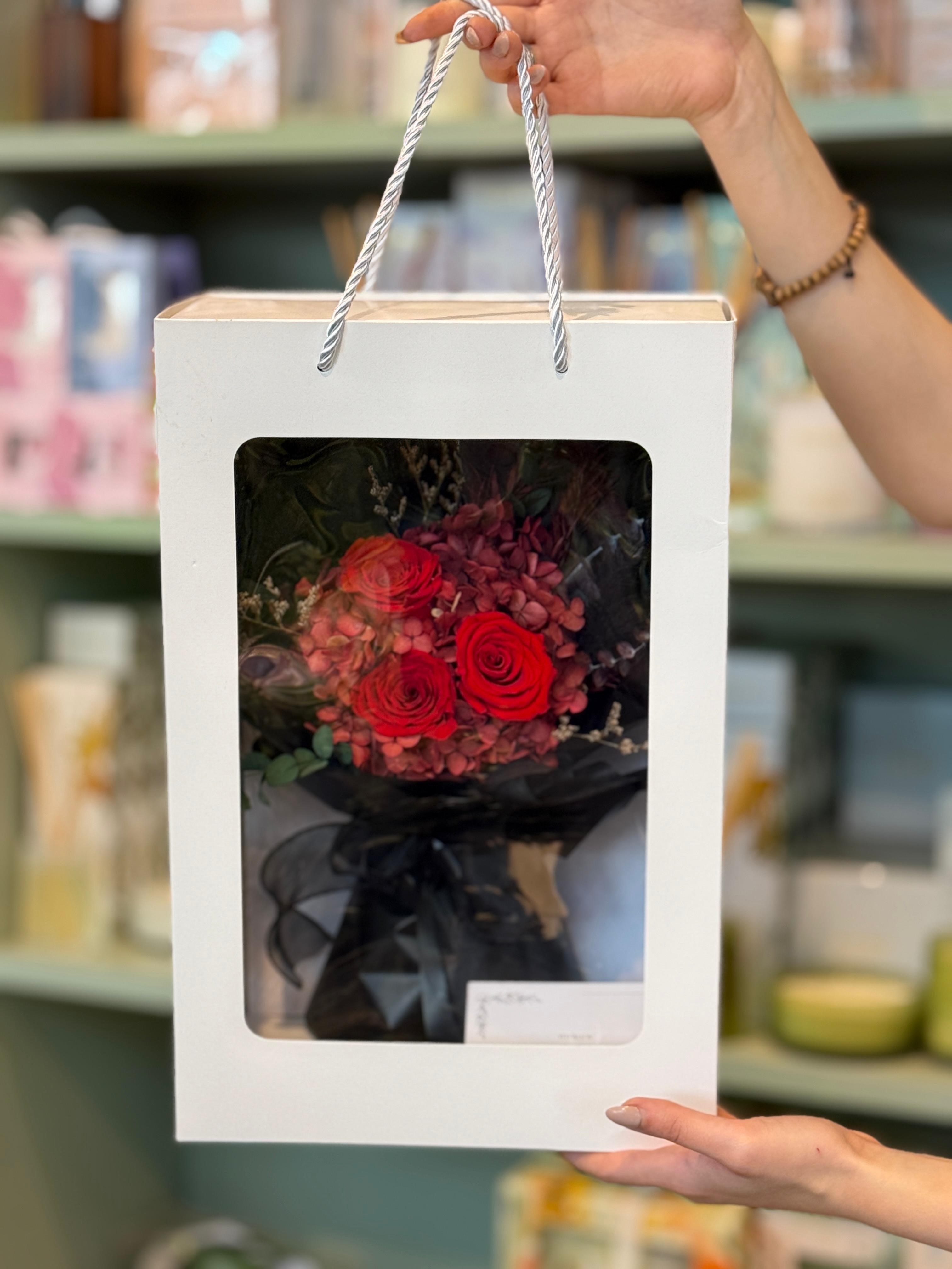 Window Box Bouquet Black