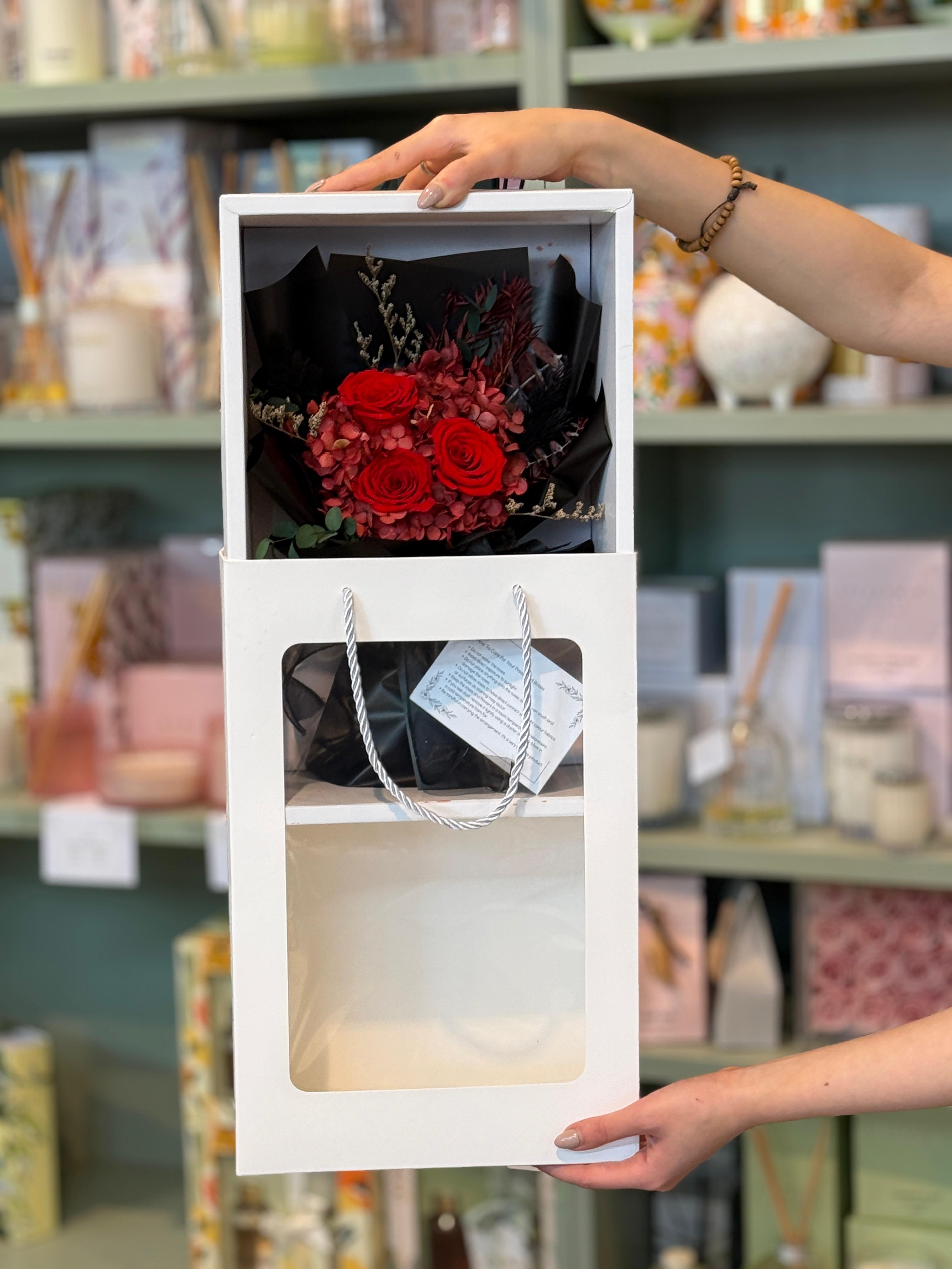 Window Box Bouquet Black