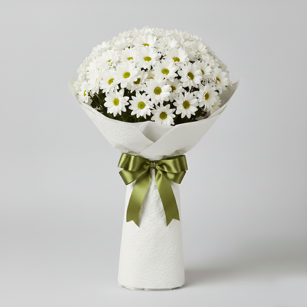 White Chrysanthemum Charm
